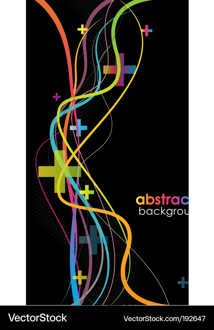 Dynamic Line Background vector image
