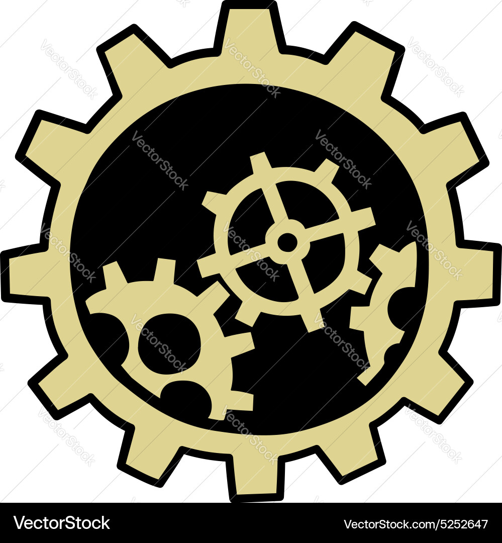 Gears element Vector Image