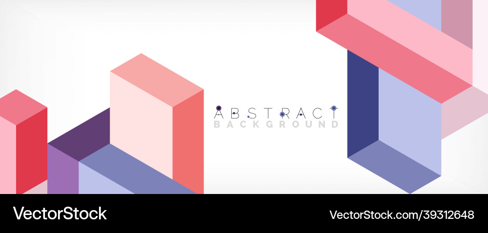 Abstract background 3d cubes cubic elements Abstract background 3d cubes cubic elements vector image