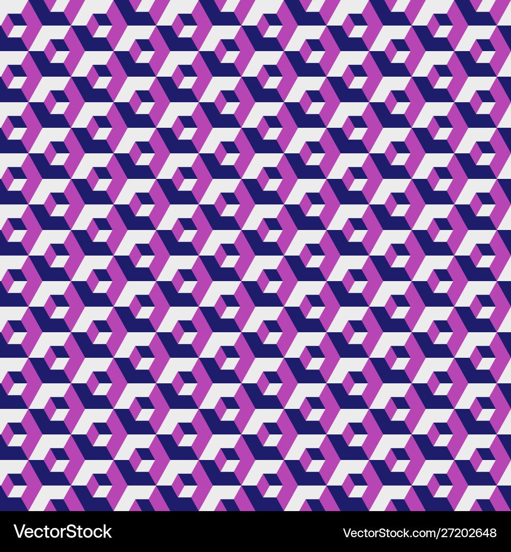 Geometric hexagonal pattern pink color grid Geometric hexagonal pattern pink color grid vector image