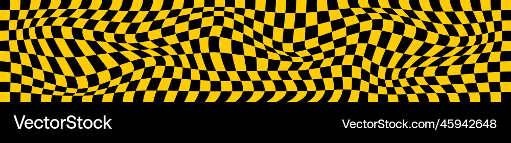 Psychedelic pattern with distorted black Psychedelic pattern with distorted black vector image