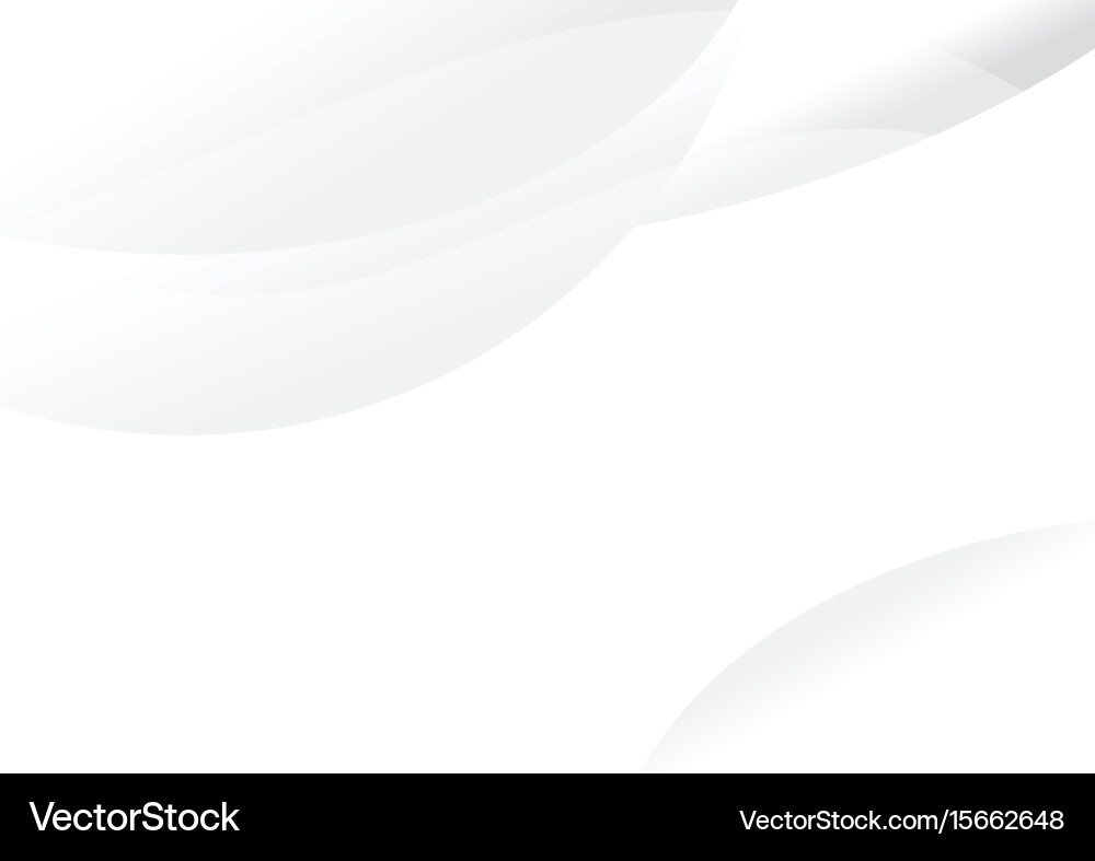 White Curve Background - Abstract Shapes vector image