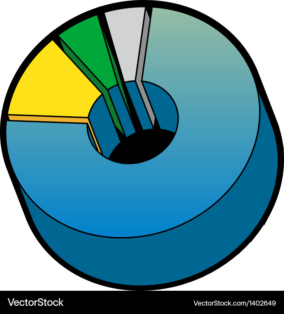 A view of graph vector image