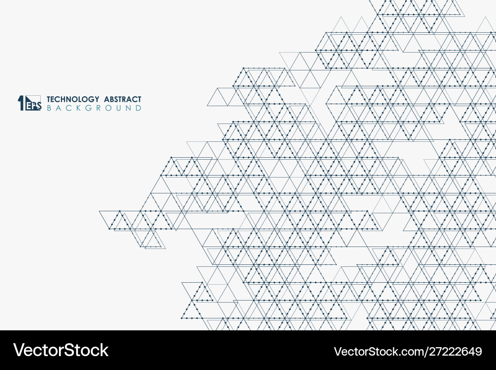 Abstract triangle technology modern design Abstract triangle technology modern design vector image