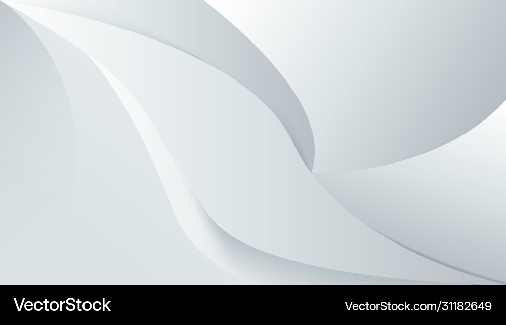 Abstract white background with smooth lines 3d Abstract white background with smooth lines 3d vector image