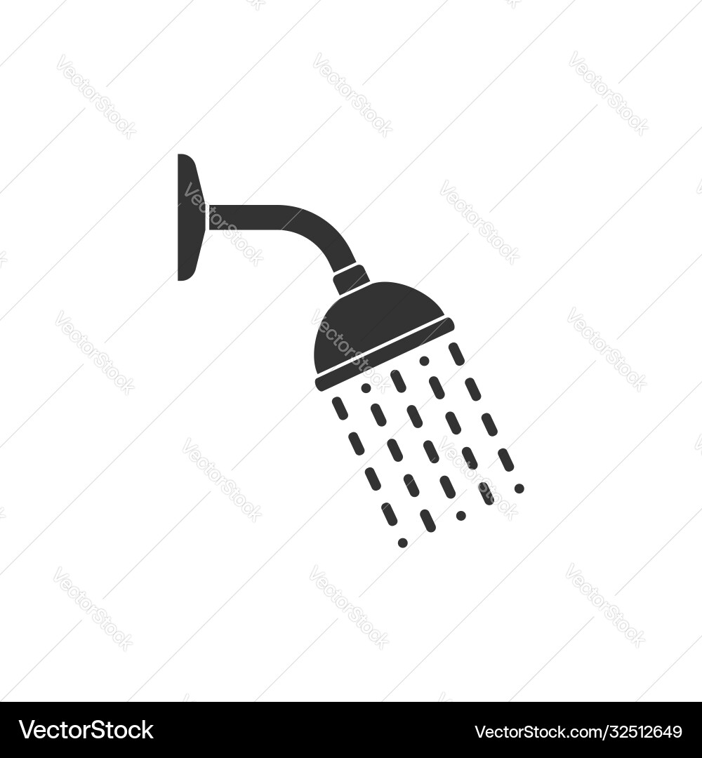 Duschkopf Icon vektorbild