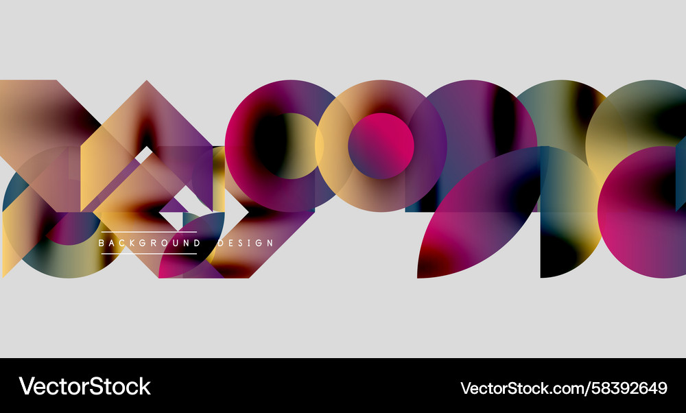 Dynamic Colorful Abstract Lines Vector Image