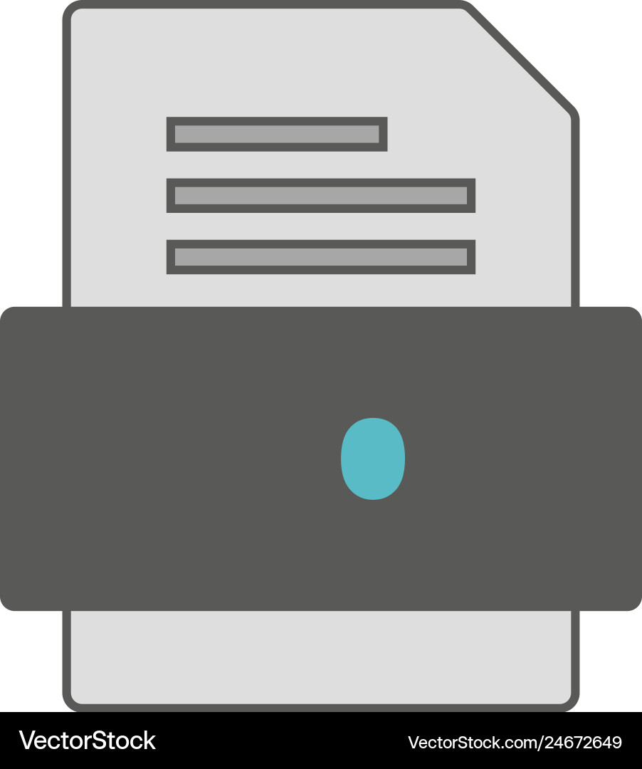 Json file document icon Vector Image