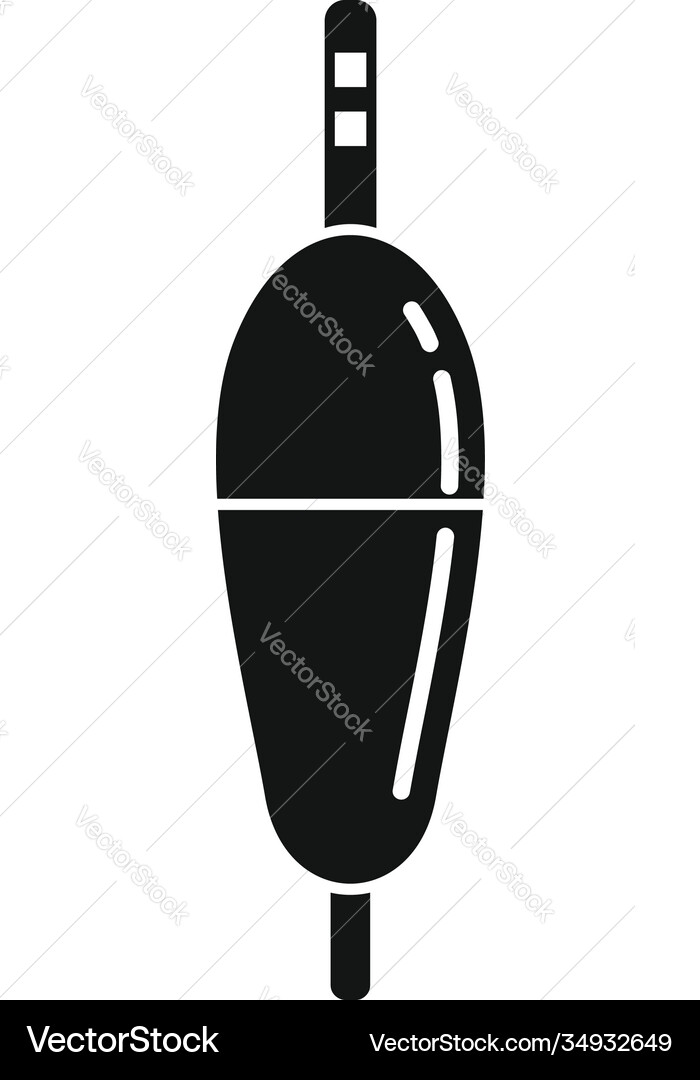Tool bobber icon simple style Vector Image