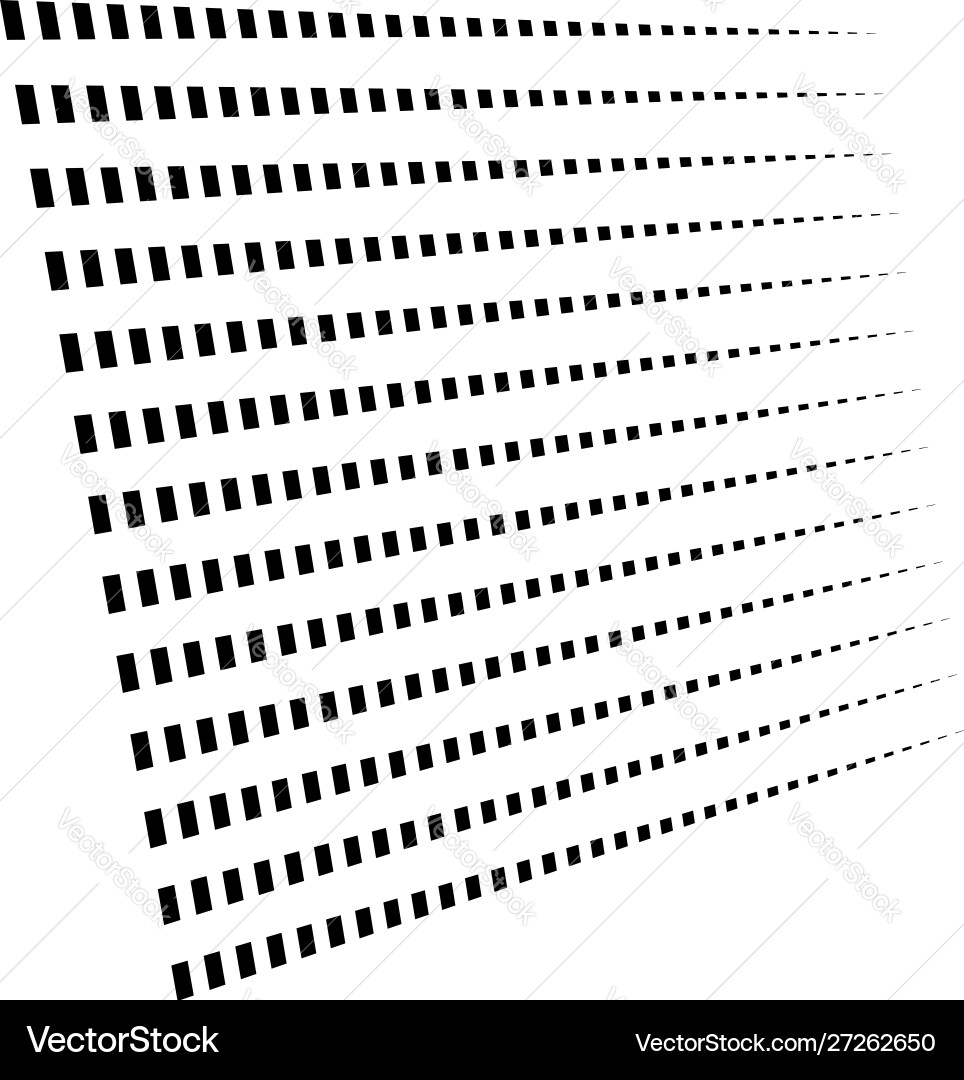 3d segmented dashed lines geometric pattern 3d segmented dashed lines geometric pattern vector image