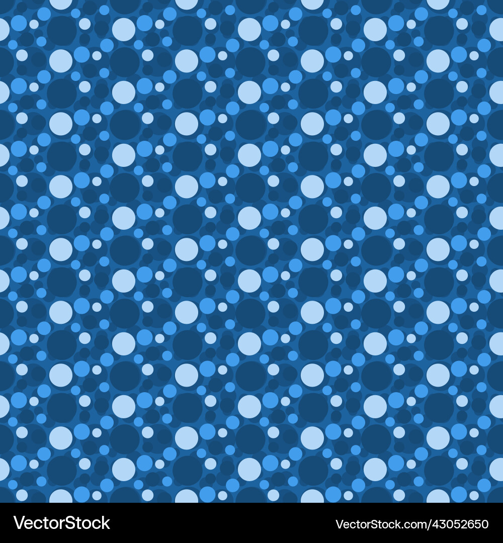 Blue abstract dots pattern background Vector Image