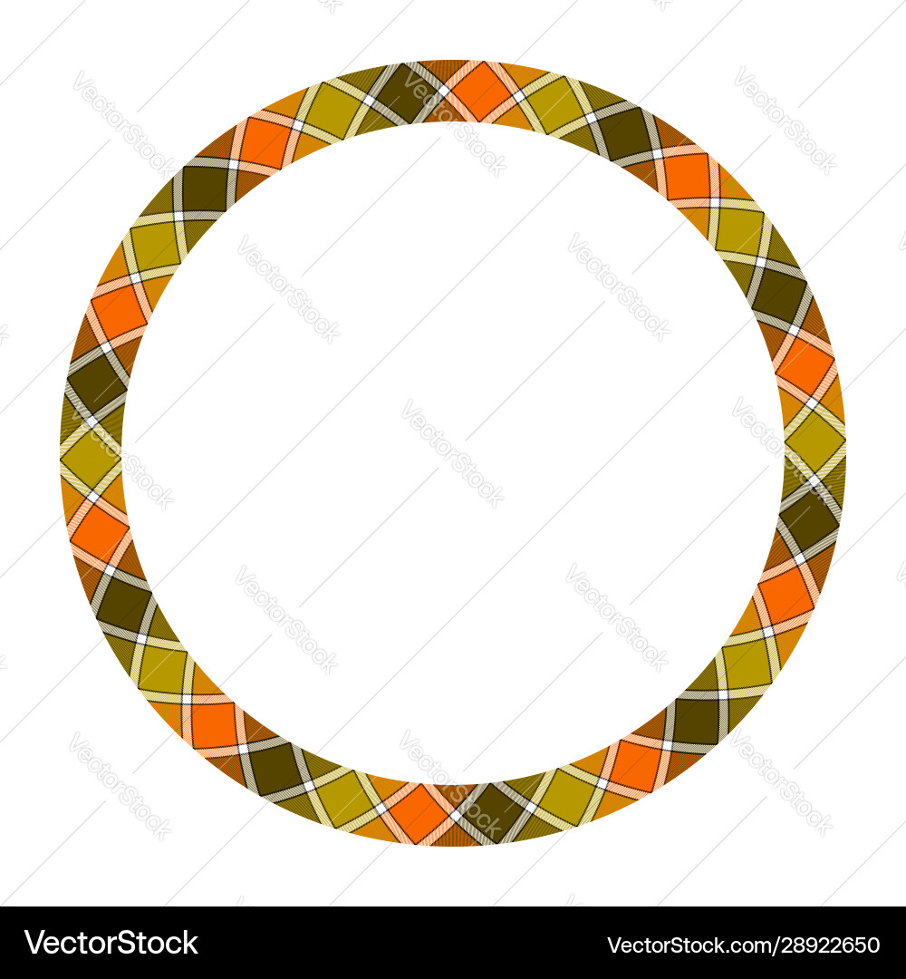 Circle borders and frames round border pattern Circle borders and frames round border pattern Vector Image
