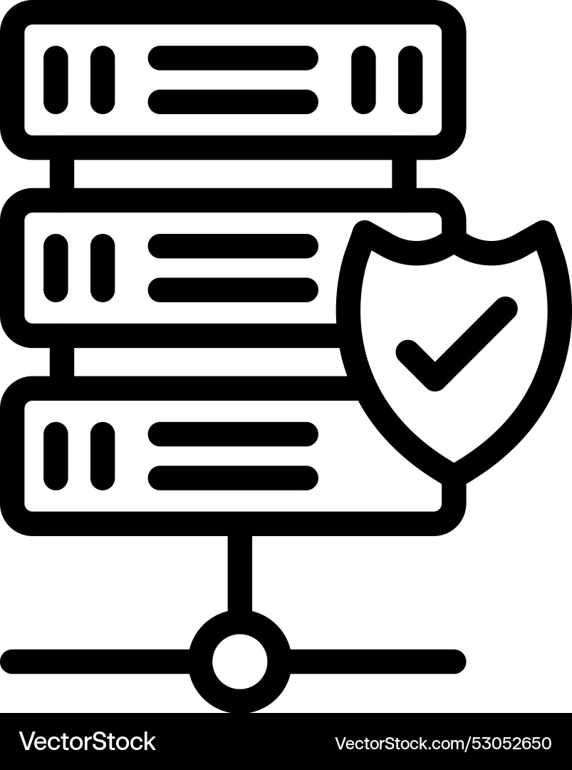Database icon design Vector Image