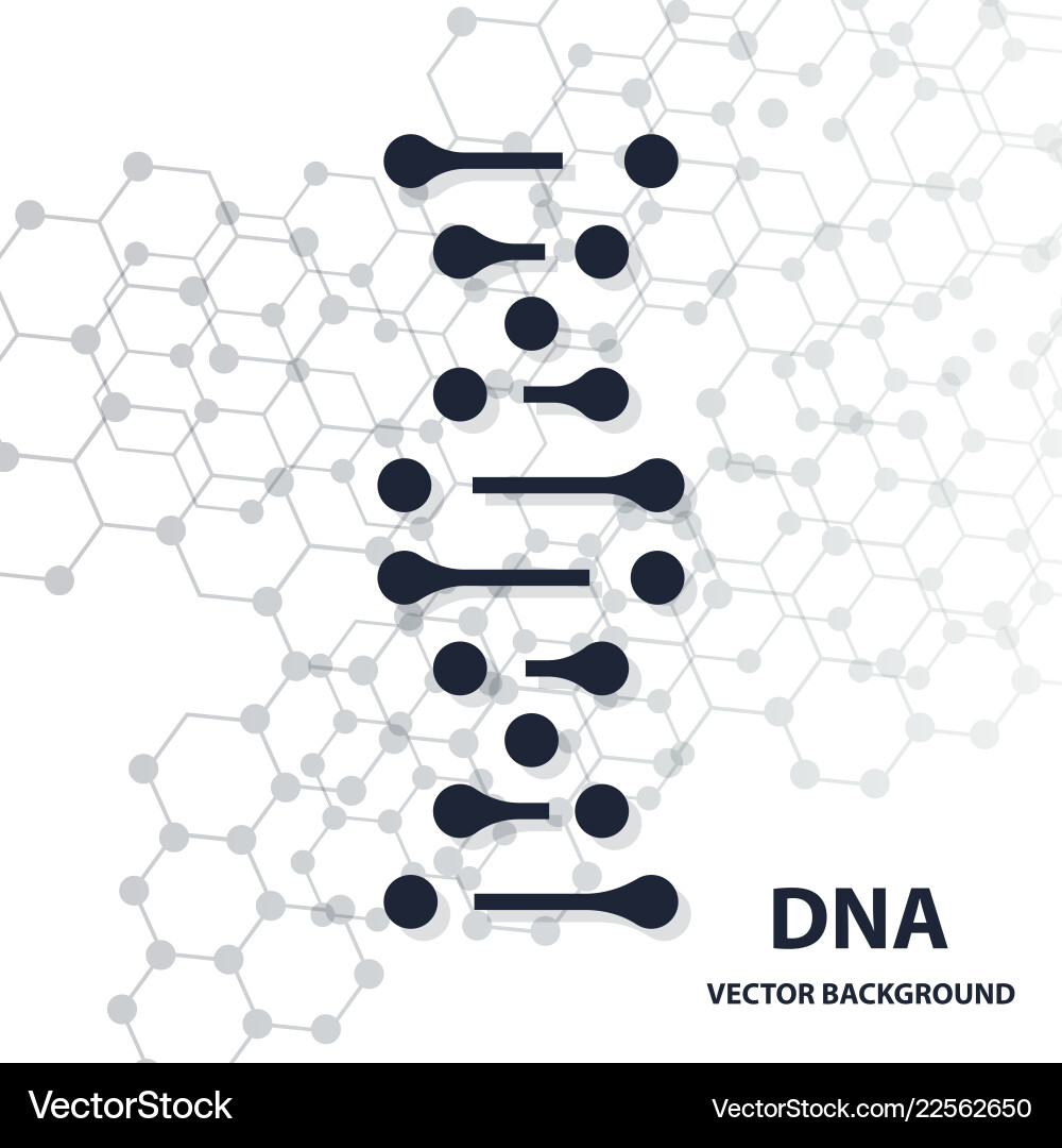 Dna sequence shiny background science eps10 Dna sequence shiny background science eps10 vector image
