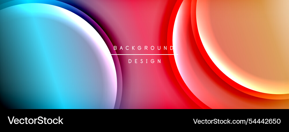 Gradient and shadow wave line geometric background Vector Image