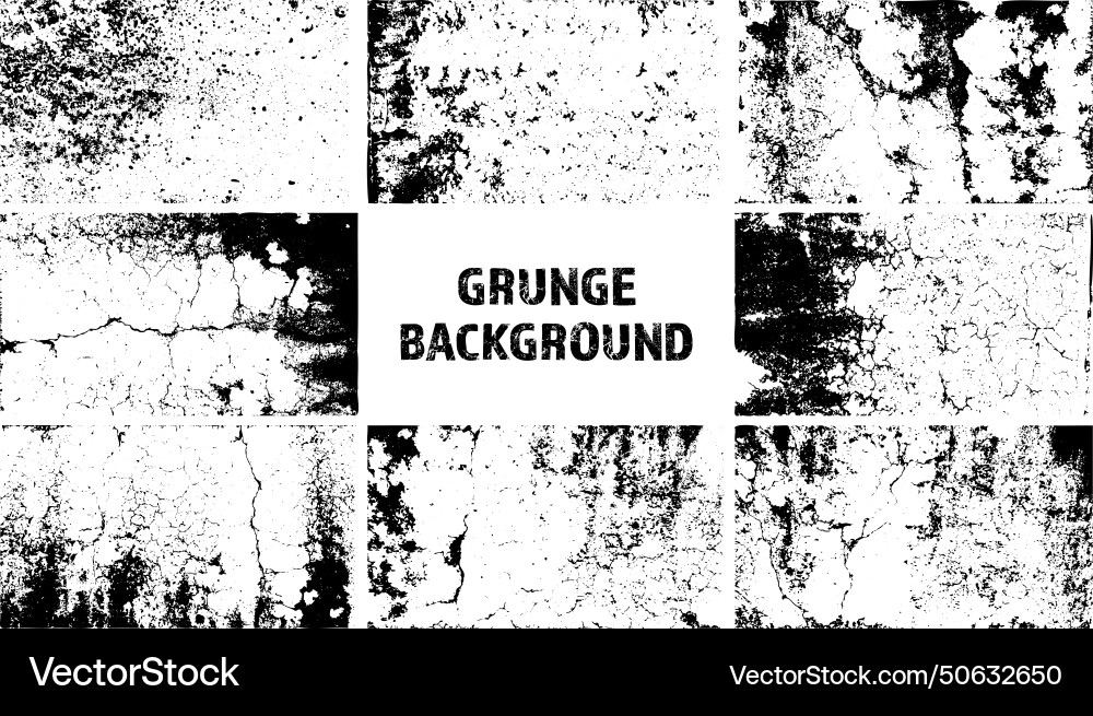 Old Concrete Texture - Grunge Overlay vector image