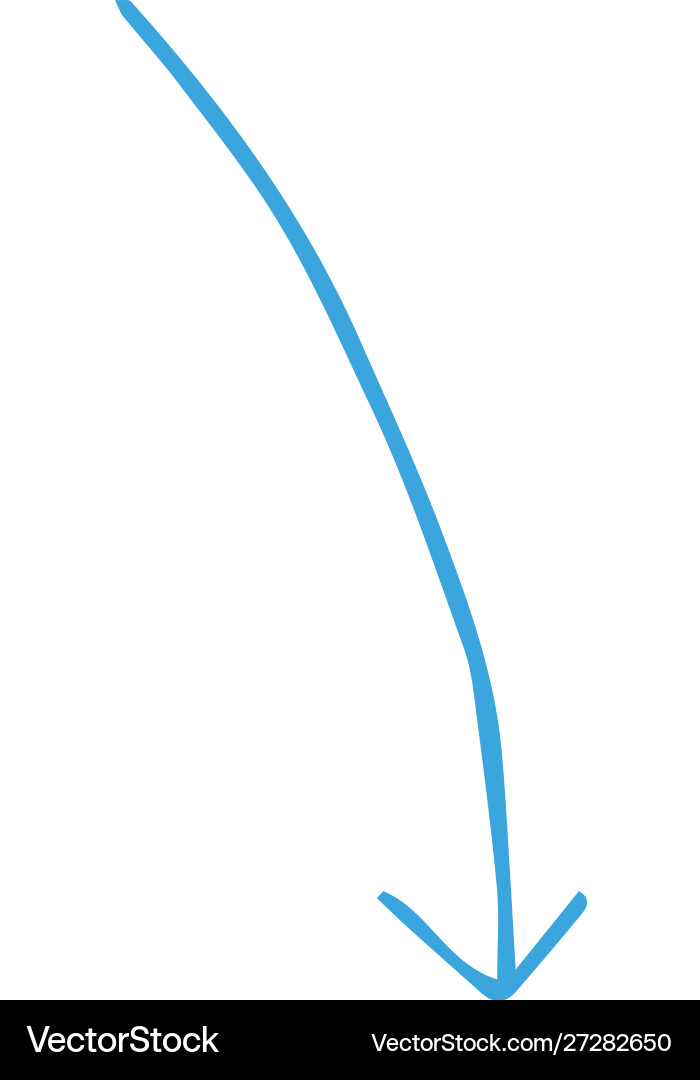 Red and simple thin arrow variation Vector Image