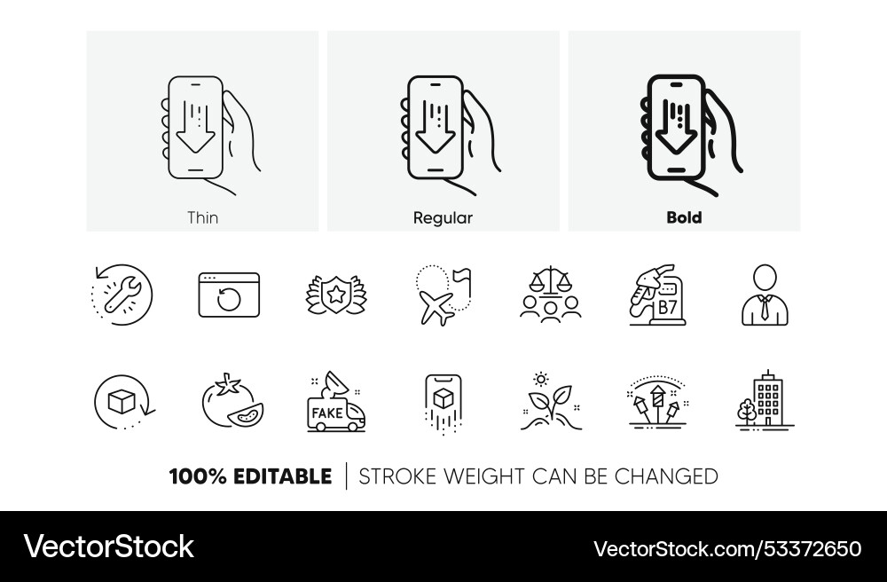 Return package laureate and destination flag line Return package laureate and destination flag line vector image