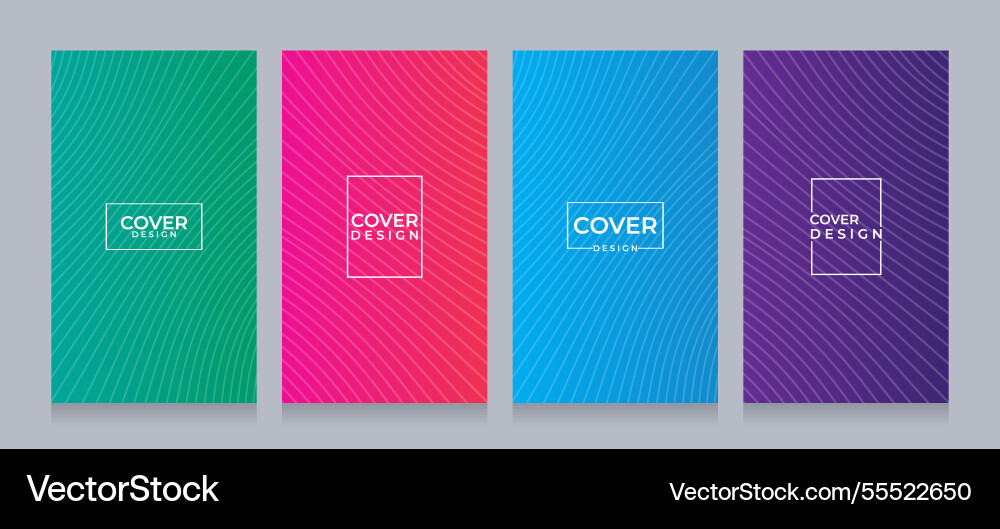 Set of abstract background with soft gradient Set of abstract background with soft gradient Vector Image
