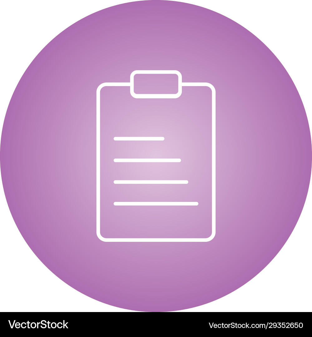 Unique lab notes line icon Vector Image
