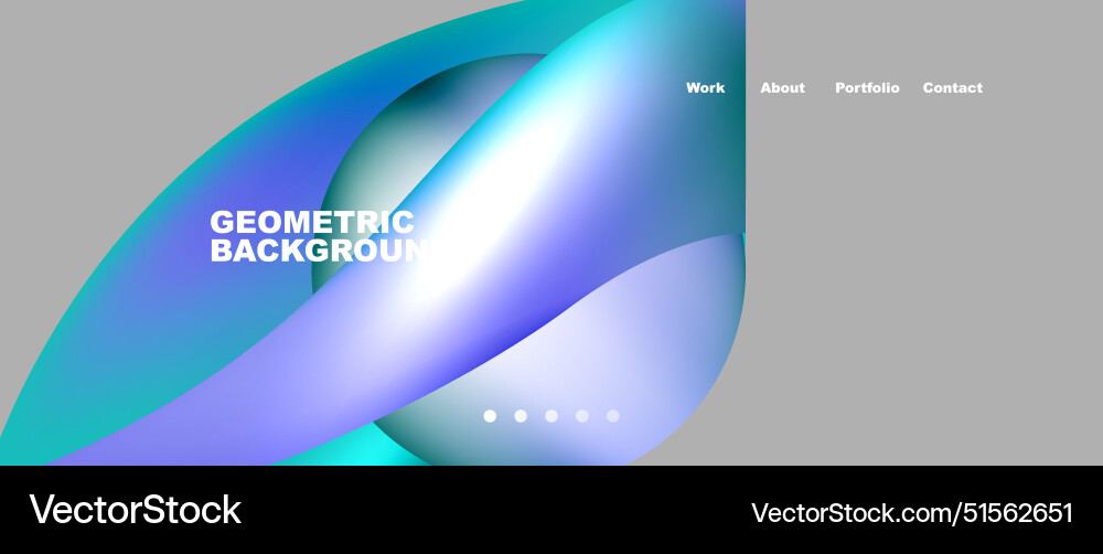 Dynamic flowing shapes concept design composition Dynamic flowing shapes concept design composition vector image