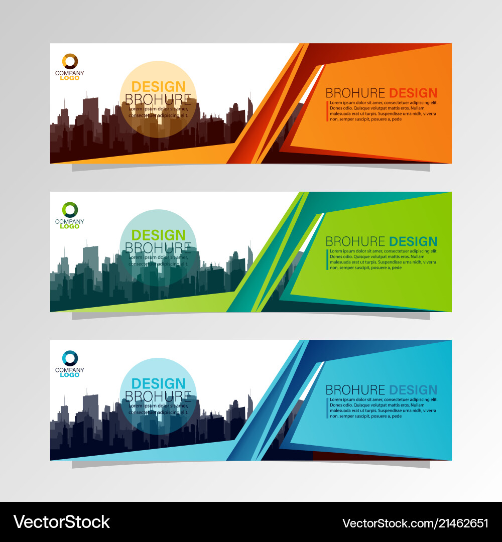 Leaflets 3 fold template Leaflets 3 fold template vector image