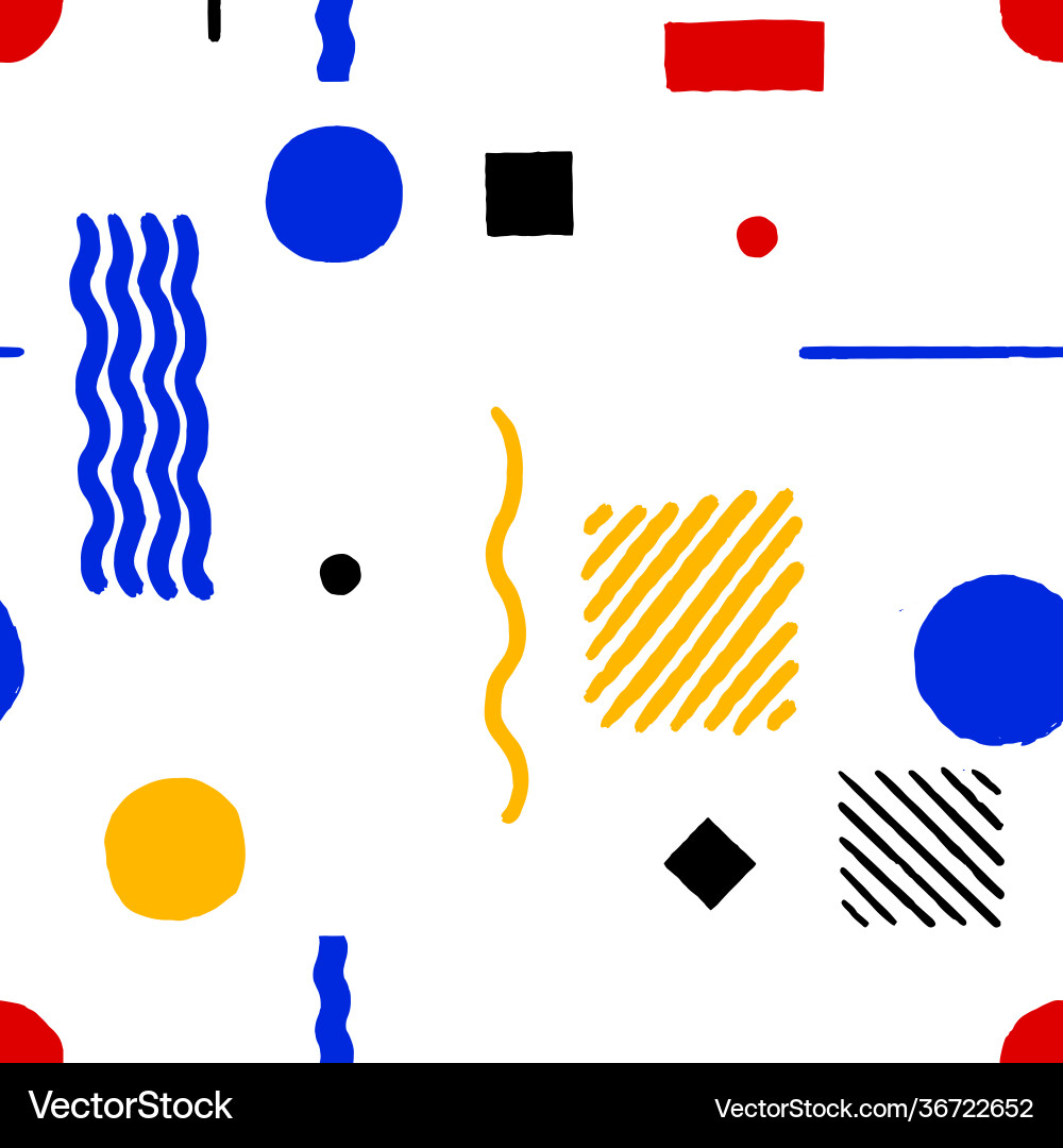 Abstract repeated seamless pattern geometrical Abstract repeated seamless pattern geometrical vector image
