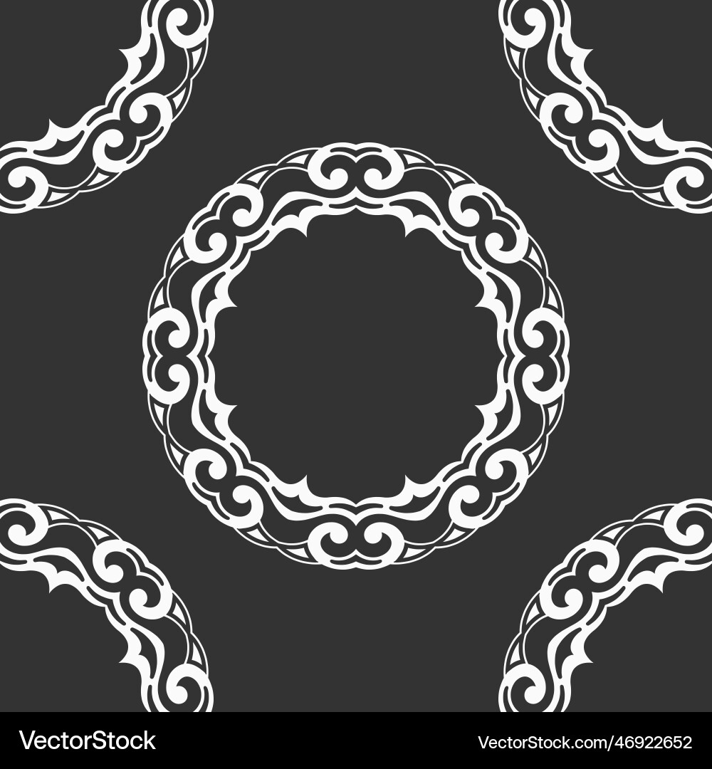 Abstract seamless pattern with round geometric Abstract seamless pattern with round geometric vector image