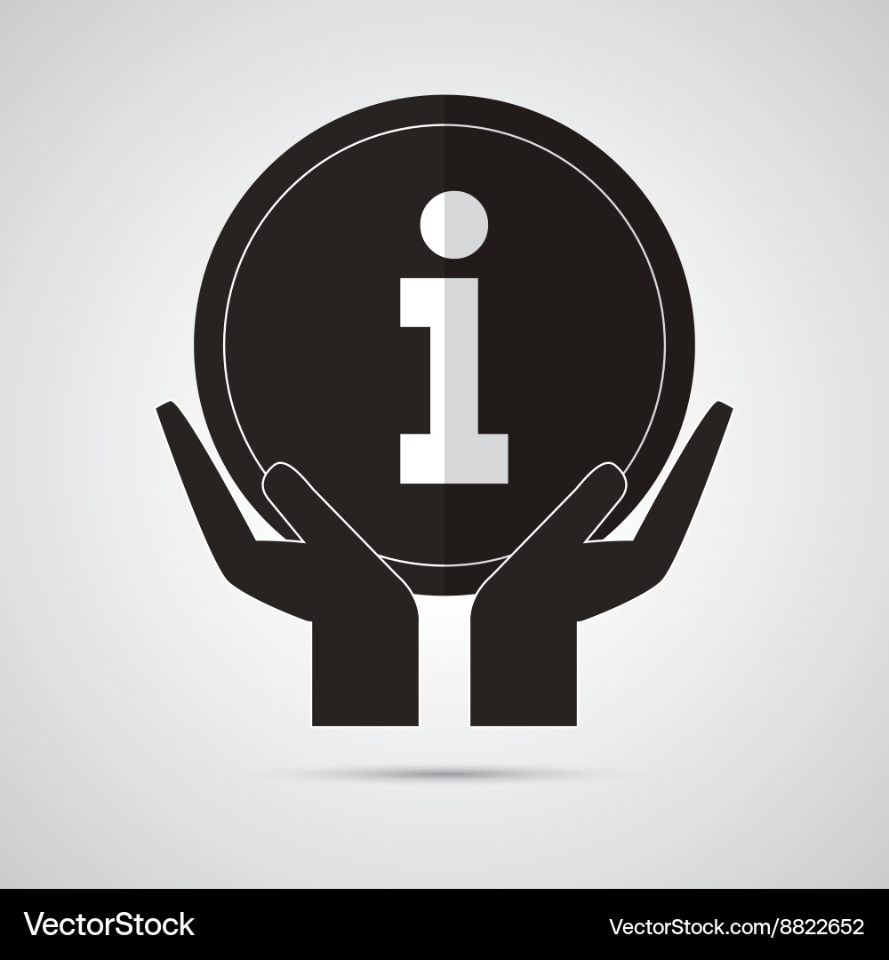 Help design question mark icon flat vector image