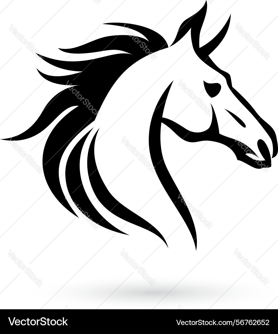 Horse head Vector Image
