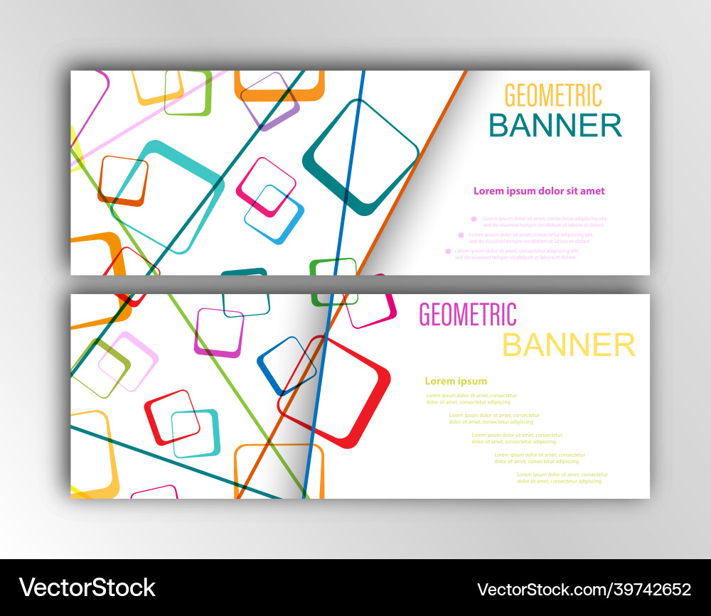 Set of patterns with geometric intersecting Set of patterns with geometric intersecting vector image