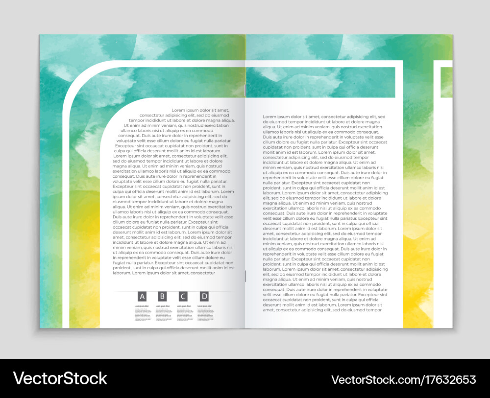 Abstract layout background set for art Vector Image