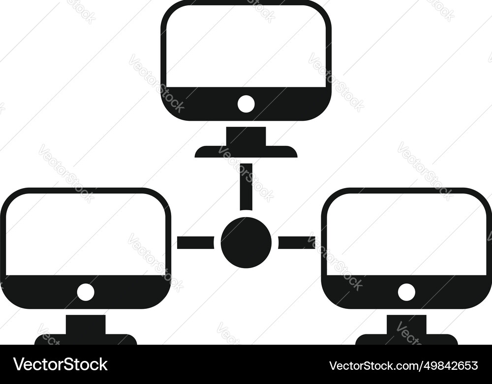 Computer-Netzwerk-Daten-Icon einfache Router Computer-Netzwerk-Daten-Icon einfache Router vektorbild
