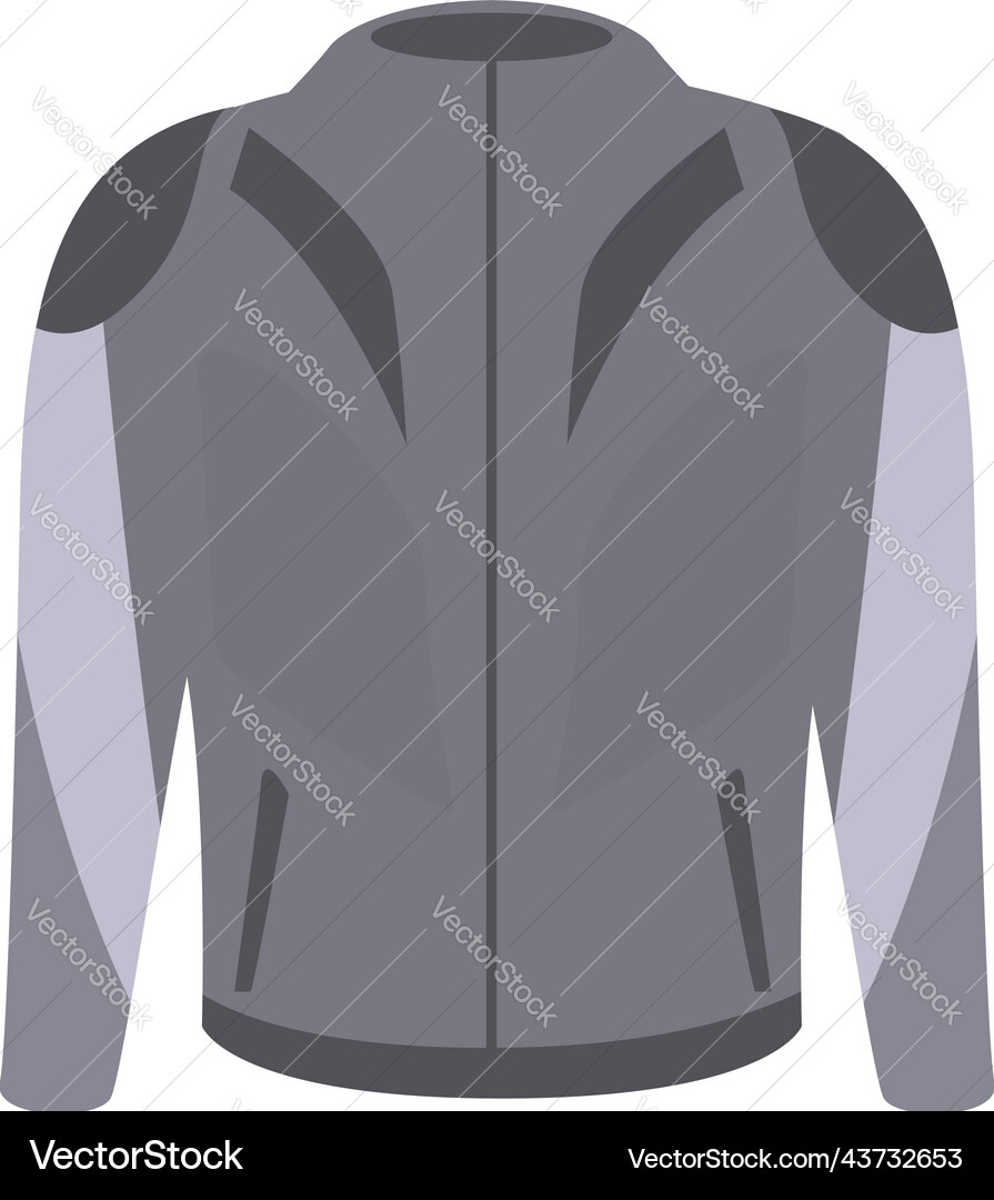 Fahrerjacke Icon Cartoon Bike Kleidung Fahrerjacke Icon Cartoon Bike Kleidung Vektorbild