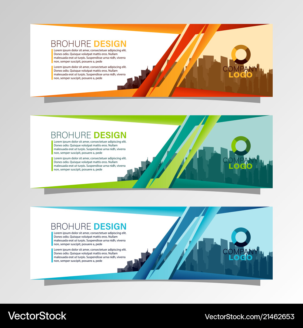 Leaflets 3 fold template Leaflets 3 fold template vector image