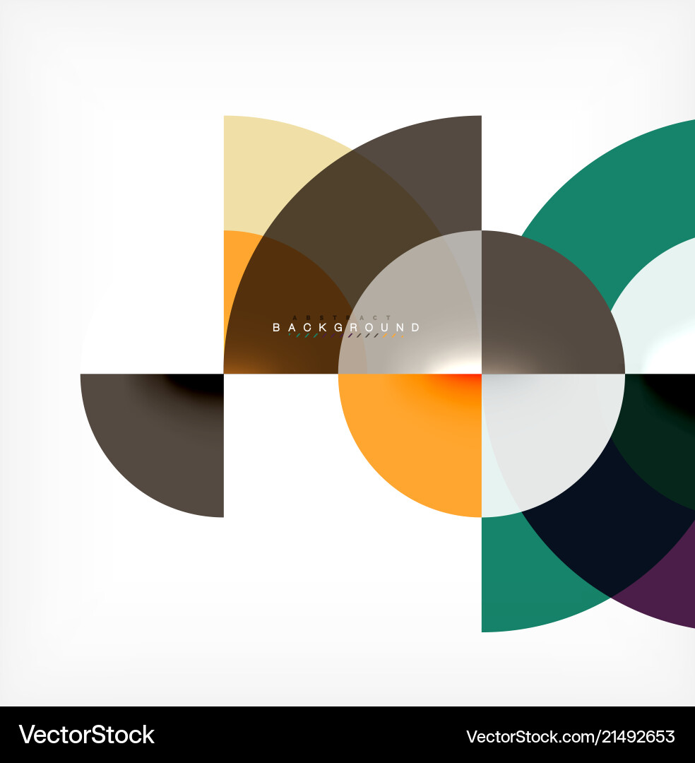Minimal circle abstract background design Minimal circle abstract background design vector image