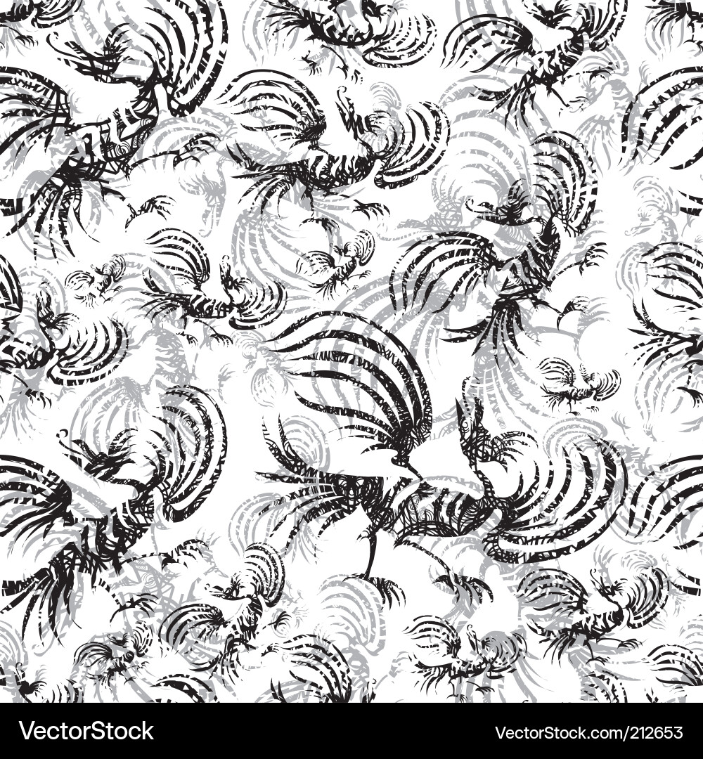 Ornate Scrollwork Pattern vector image