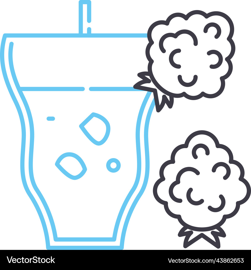 Raspberry line icon outline symbol Raspberry line icon outline symbol Vector Image