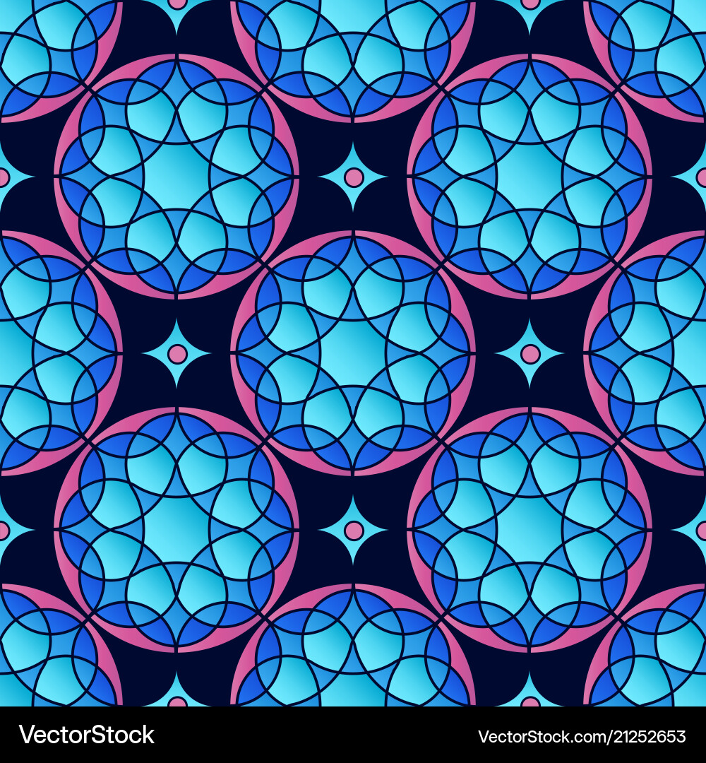 Seamless pattern with ancient geometry vector image