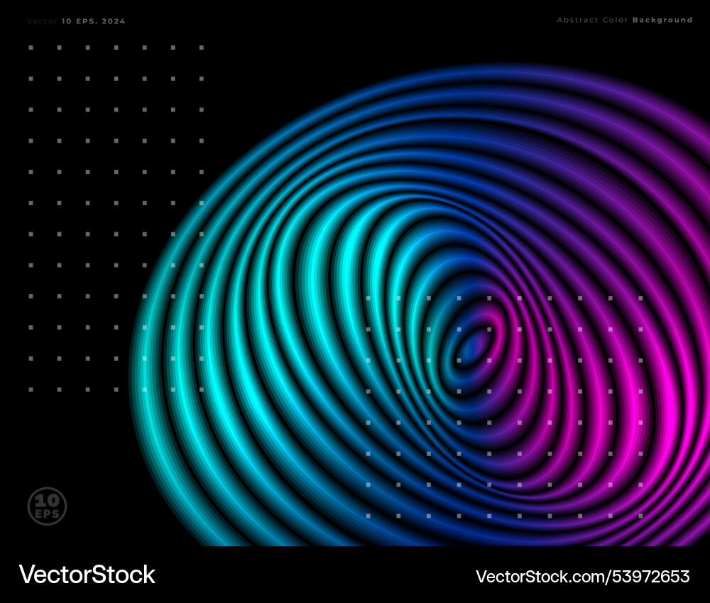 Shifted concentric ellipses like multiple orbits Shifted concentric ellipses like multiple orbits vector image