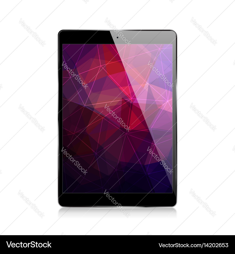 Triangular iPad Abstract Background vector image