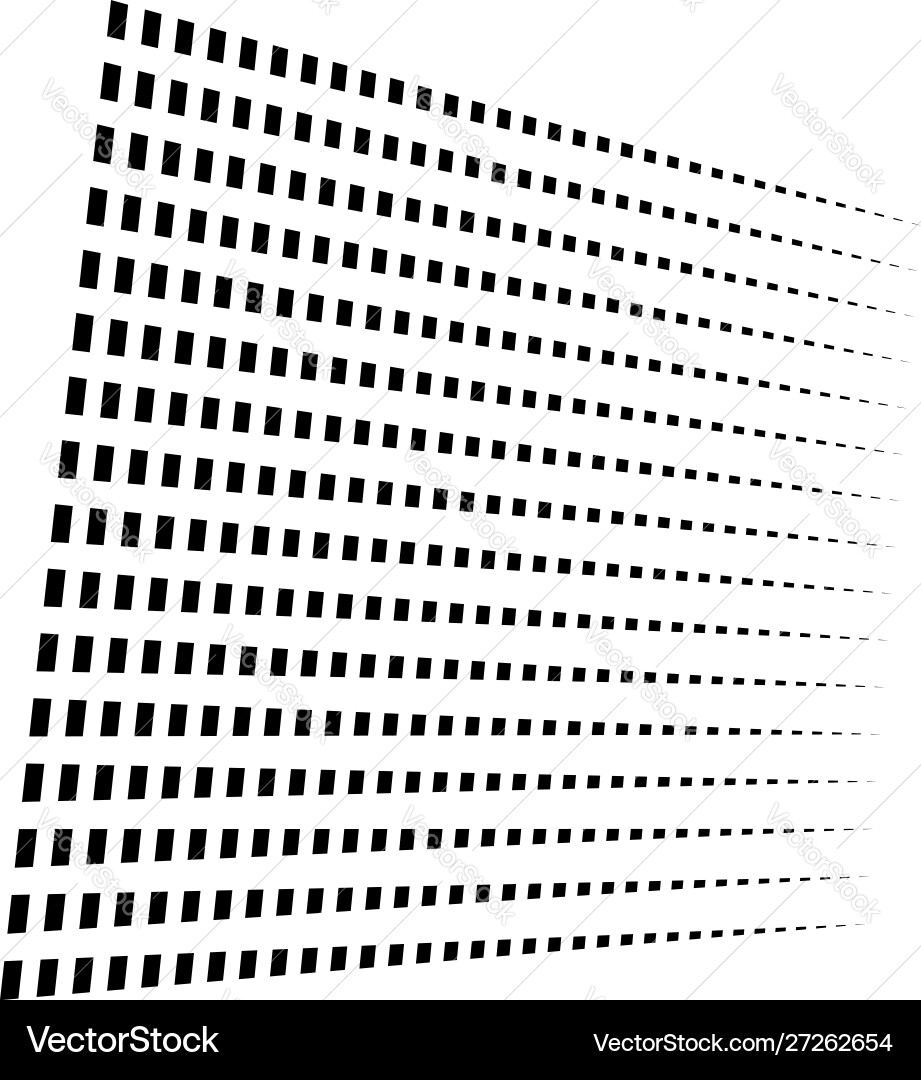 3d segmented dashed lines geometric pattern 3d segmented dashed lines geometric pattern vector image