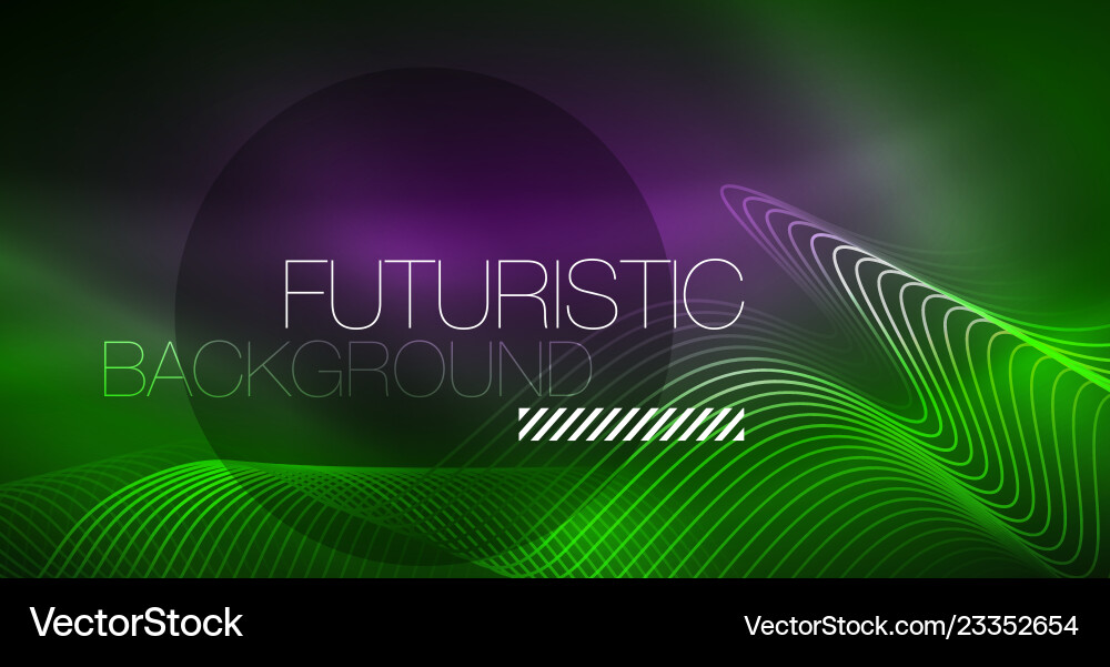 Abstract shiny glowinng color wave design element Abstract shiny glowinng color wave design element Vector Image