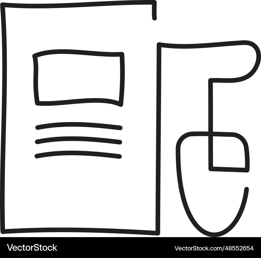 Document information data learning online Document information data learning online vector image