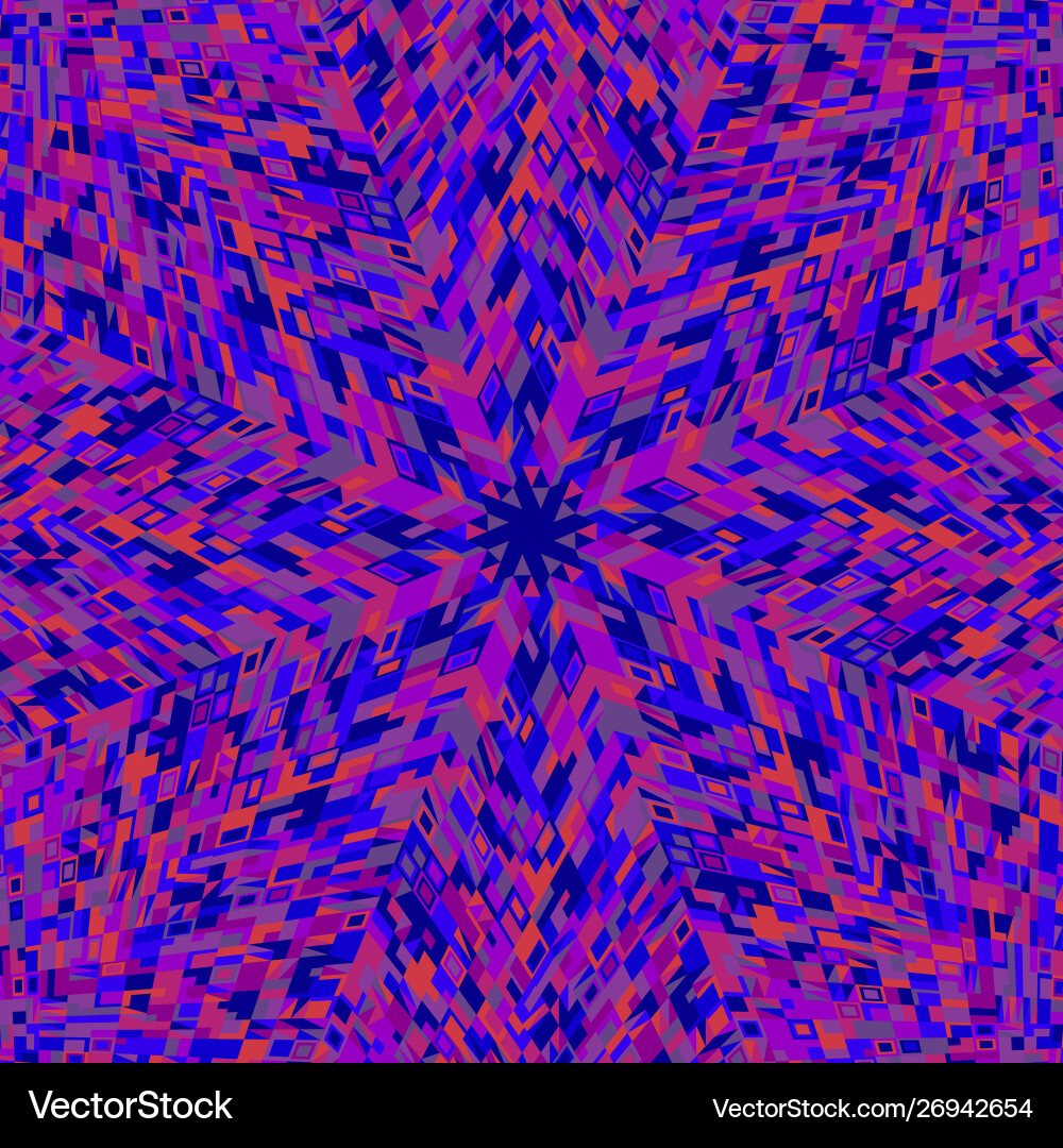 Dynamic geometrical round tile pattern mosaic Vector Image