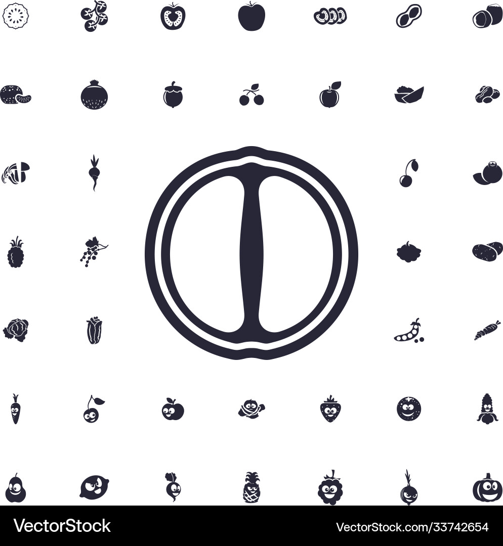 Mandarin icon Royalty Free Vector Image - VectorStock