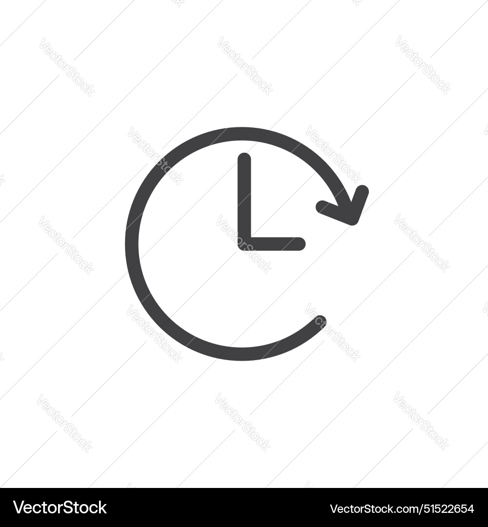 Time forward icon Royalty Free Vector Image VectorStock