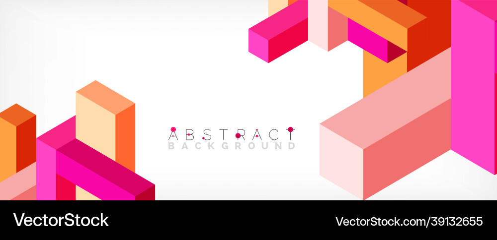Abstract background 3d cubes cubic elements Abstract background 3d cubes cubic elements vector image