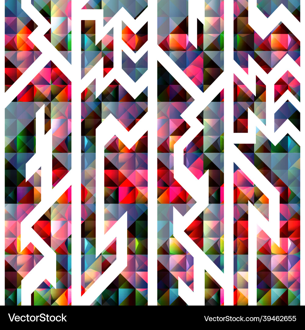 Abstract triangle seamless pattern Vector Image
