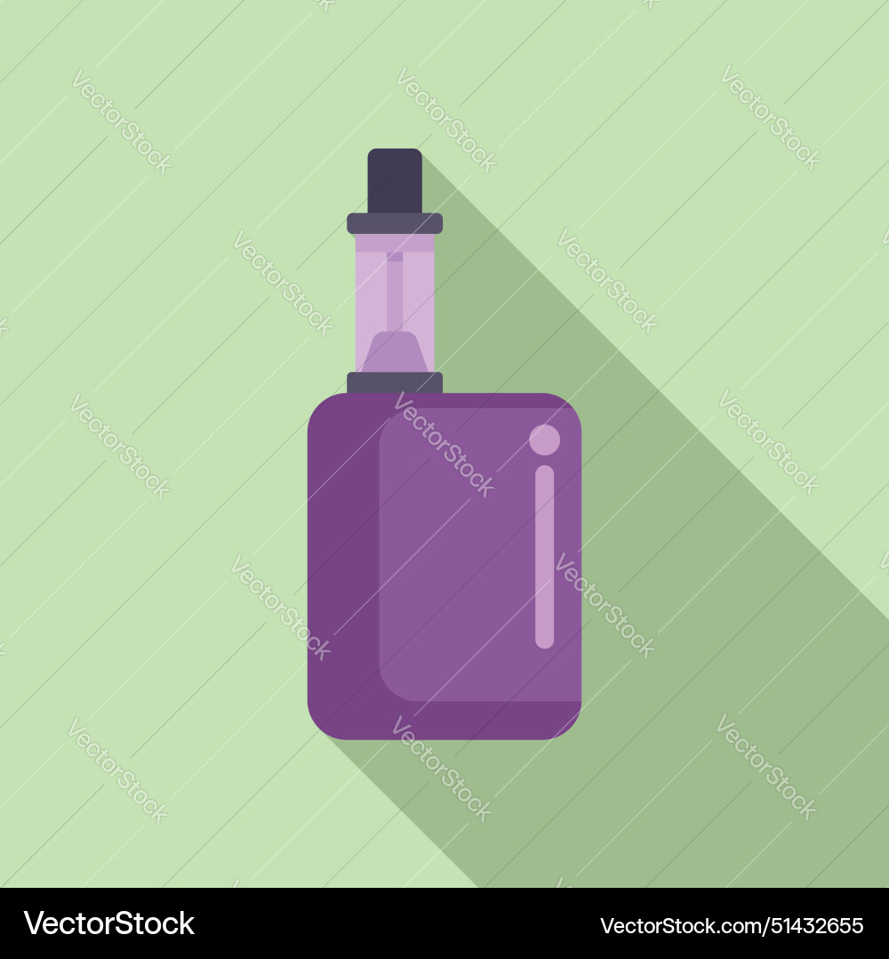 Flat design perfume bottle Royalty Free Vector Image